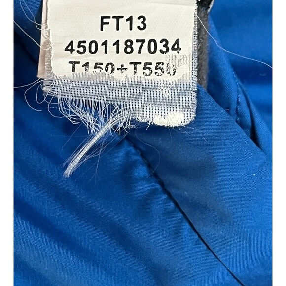 North Face Reversible Vest Medium 10-12 Fleece Lined Blue Gray Gorpcore‎ Camping - Picture 7 of 12